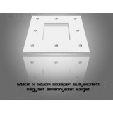 INDECOR Négyzet süllyesztett közepű álmennyezet sziget 120cm x 120cm