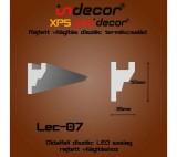INDECOR Oldalfali rejtett világítás díszléc Lec-07 35x55mm
