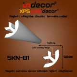 INDECOR Sarokkonzol SKN-01 Negatív sarokba