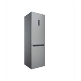 Indesit INFC9 TO32X inox, alulfagyasztós, Hűtő:263L, Fagyasztó:104L, Total No frost hűtőszekrény (Használt - B)