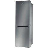 Indesit LI8 SN2E X E, 40 dB, 328 L ezüst alulfagyasztós hűtőszekrény