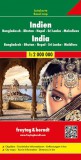 India - Nepál - Banglades - Sri Lanka - Bhután autótérkép - f&b AK 110