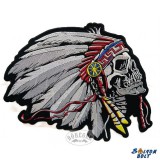 Indián koponya hátfelvarró, nagyméretű