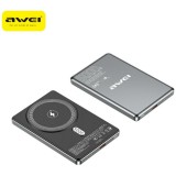 Indukciós powerbank Awei PA-30 5000mAh MagSafe szürke