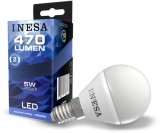 INESA LED izzó E14 5W 160° LED gömb izzó 4000K G3 470Lm