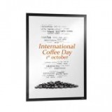 Infokeret, 50x70 cm, DURABLE "DURAFRAME® POSTER", fekete