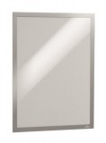 Infokeret, A3, öntapadó háttal, DURABLE DURAFRAME&reg;, ezüst (DB487323)