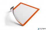 Infokeret, A4, mágneses, DURABLE 'DURAFRAME® MAGNETIC', narancs