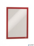 Infokeret, A4, öntapadó háttal, DURABLE "DURAFRAME®", piros