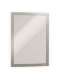 Infokeret, A4, öntapadó háttal, DURABLE DURAFRAME&reg;, ezüst (DB487223)