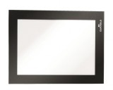 Infokeret, A6, mágneses, DURABLE DURAFRAME MAGNETIC, fekete (DB494801)