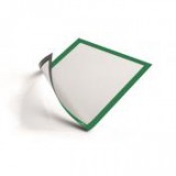 Infokeret, mágneses háttal, A4, DURABLE "DURAFRAME®", zöld [5 db]