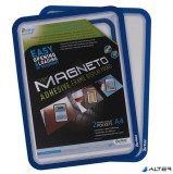 Infokeret, öntapadós háttal, A4, DJOIS "Magneto", kék