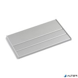 Információs tábla, alumínium, 2 soros, fali, ANTRA