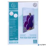 Információs tábla, fali, A4, EXACOMPTA, álló