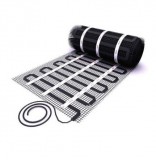 Infra Elektromos padlófűtés fekete fűtőszőnyeg 200 watt/m² 2,5 m² beltéren és kültéren is használható