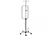 Infúziós állvány 4 kampós infúziós pumpa tartóval - hidraulikus magasságállítás