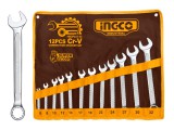 INGCO Csillag-villáskulcs készlet 12 részes 6-32 mm CrV