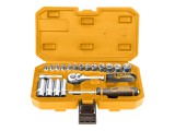 INGCO Dugókulcs készlet 20 részes 1/4" 4-14 mm CrV