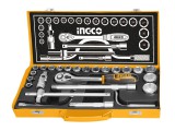 INGCO Dugókulcs készlet 24 részes 1/2" 10-32 mm CrV