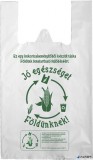 . Ingvállas tasak, lebomló, 24x45x0,15 cm "Jó egészséget Földünknek"