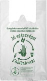 . Ingvállas tasak, lebomló, 24x45x0,15 cm Jó egészséget Földünknek (KHT707)