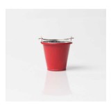 Injora Piros színű fém vödör élethű crawler kiegészítő