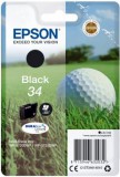 Ink  Golf ball Singlepack Epson Black 34 DURABrite Ultra   6,1 ml C13T34614010