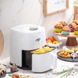 Innovagoods Fryinn Lite 2000 fehér színű air fryer, forró levegős olaj nélküli sütő 2 L