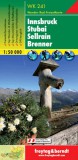 Innsbruck-Stubai-Sellrain-Brenner turistatérkép - f&b WK 241