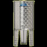 Inox 30 l-es bortartály, úszófedeles, paraffinos, 1 csappal (Zottel) (10482)