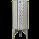 Inox 300 l-es bortartály, úszófedeles, paraffinos, 1 csappal (Zottel) (10478)