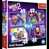 Inside Out 2: Agymanók 4 az 1-ben puzzle - Trefl (GXP-929609)