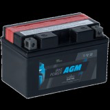 IntAct - 12 V 8,5 Ah - AGM motor akkumulátor bal+  * YTZ10-S