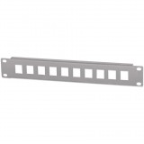 INTELLINET 10-Port Patchpanel unbestückt 10" 1 HE grau (714969)