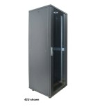 Intellinet 19" 42U Szabadon álló Rackszekrény Black  715409