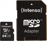 Intenso 3423490 microSDXC, 64GB, Class 10, UHS-I Premium memóriakártya
