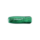 Intenso 8GB Rainbow Line USB2.0 Green  3502460