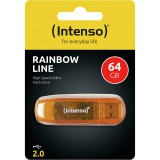 Intenso Rainbow Line 64GB USB 2.0 Narancs (3502490)