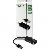 Inter-Tech Argus IT-810 USB Gigabit Ethernet Adapter Black 88885437