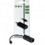 Inter-Tech Argus IT-811 USB-C Gigabit Ethernet Adapter Black 88885438