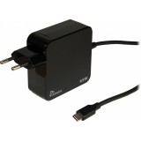 Inter-Tech Argus PD-2065 USB-C 65W PD Charger Black (88882222)