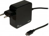 Inter-Tech Argus PD-2065 USB-C 65W PD Charger Black 88882222