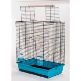 INTER ZOO Papagájkalitka  ARA fekete - 54 x 34 x 68,5 cm