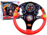 Interaktív Kormánykerék-Rengeteg Hanghatással-Fényhatással-Rezgő Funkcióval-Kürt-Dallamok-