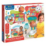 Interaktív kosárlabda palánk puha labdával - Clementoni baby