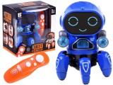 Interaktív Táncoló Robot Távirányítóval-Fényeffektusok-Zene-Előre-hátra Mozgás-Kék