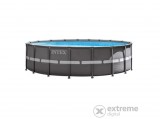 Intex 26340NP Ultra frame medence szett, 732x132, létra, homokszűrő, alátétfólia, takaró