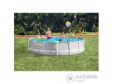 Intex 26720NP Prism Frame fémvázas medence szett, 427x107cm, vízforgatóval, létrával, alátét, takaró