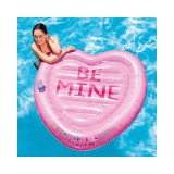 Intex: Cukorka szív sziget felfújható gumimatrac 145x142cm